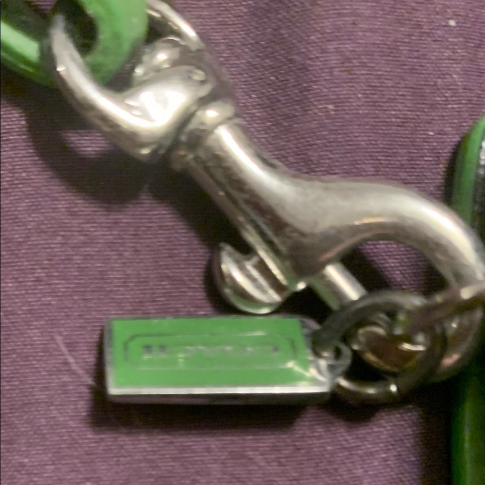 Vintage Green Coach IPod holder - Picture 2 of 3